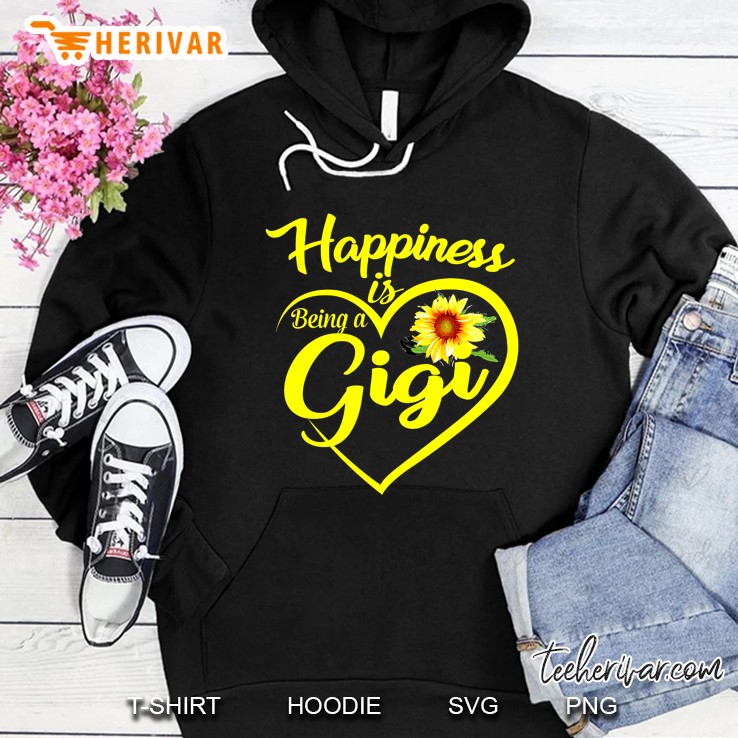 Happiness Is Being Gigi Sunflower Version Hoodie