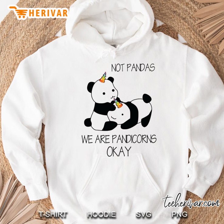 Not Pandas We Are Pandicorns Okay Hoodie