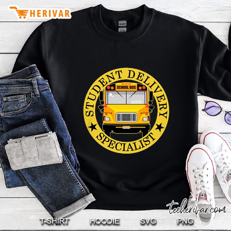 Student Delivery Specialist School Bus Driver Back Version Sweatshirt
