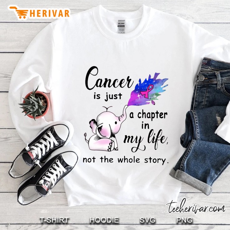 Cancer Is Just A Chapter In My Life Not The Whole Story Elephant Version Mugs