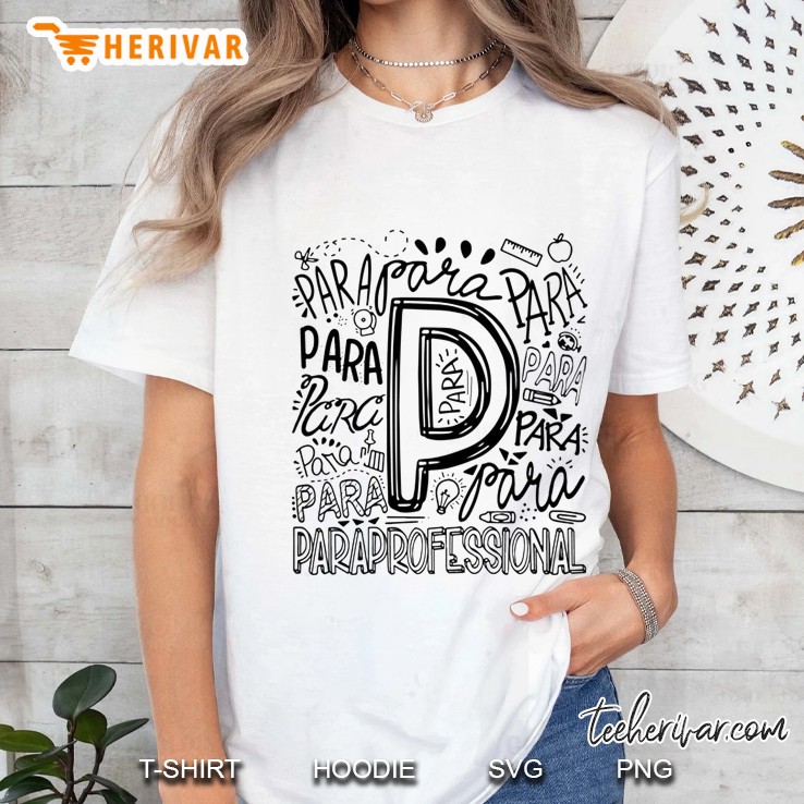 Para Para Para Paraprofessional Ladies Tee
