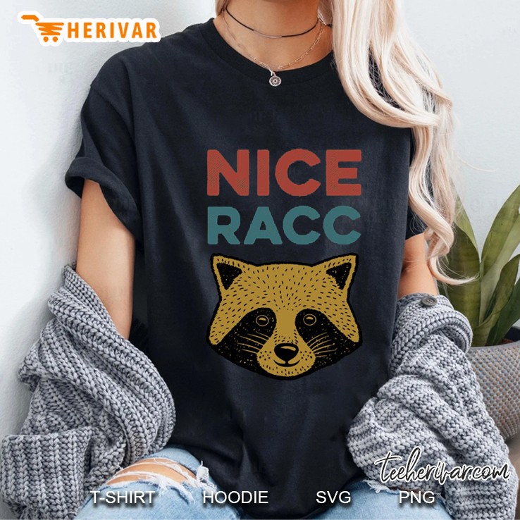 Nice Racc Raccoon Lover Vintage Version Hoodie