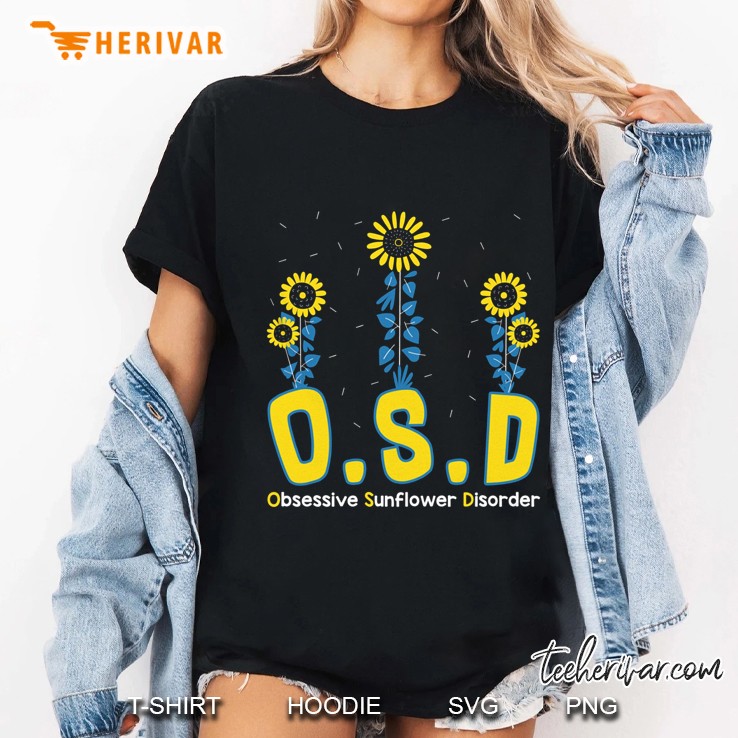 Obsessed Sunflower Disorder Ladies Tee