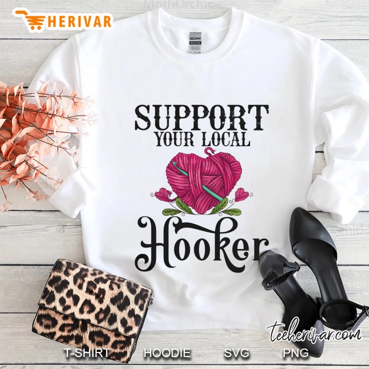 Support Your Local Hooker Yarn Heart Version Mugs