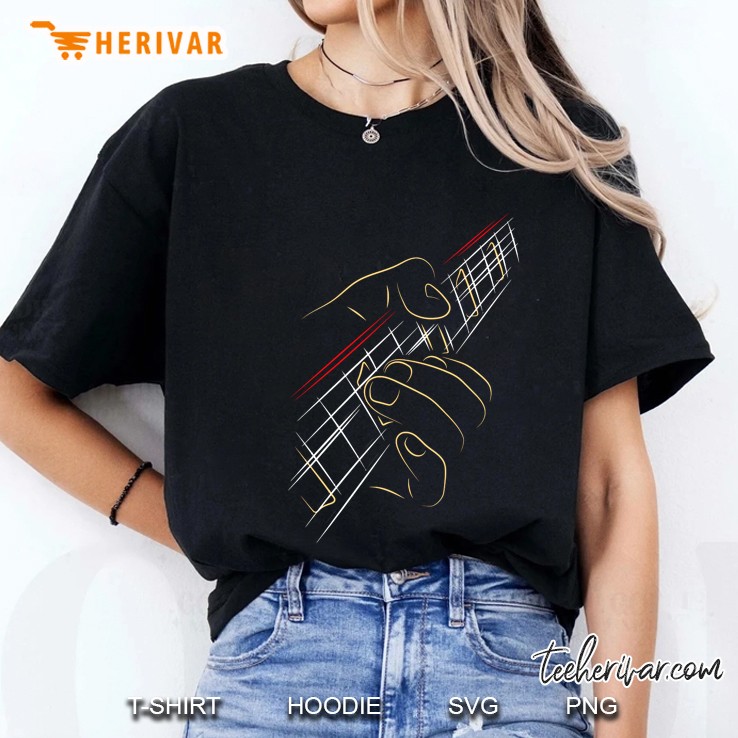 Guitar Playing Ladies Tee