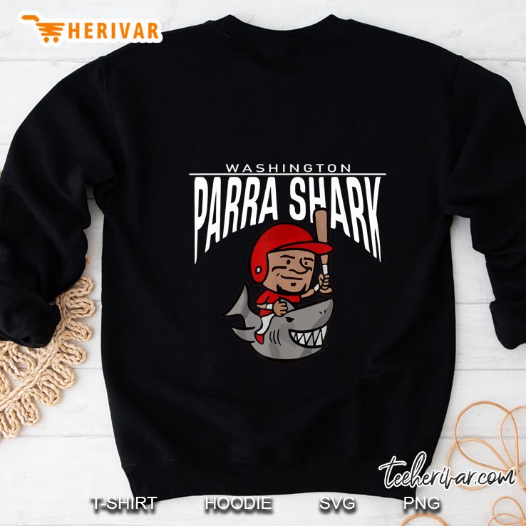 Parra Shark Baseball Version Sweatshirt