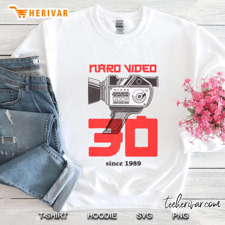 Naro Video Since 1989 Camera Graphic White Version Sweatshirt