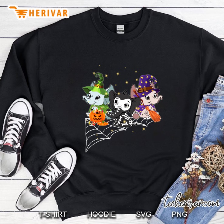 Trick Or Treat Elephant Halloween Sweatshirt