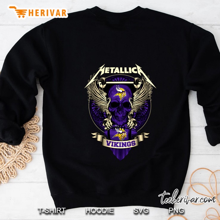 Metallica Vikings Skull With Wings Version Sweatshirt