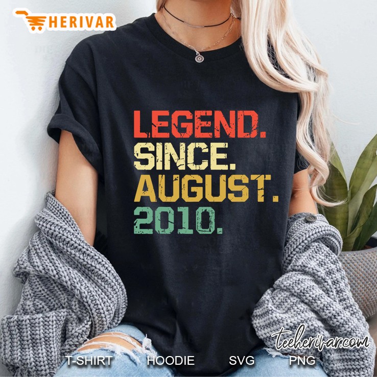 Legend Since August 2010 Vintage Version Hoodie