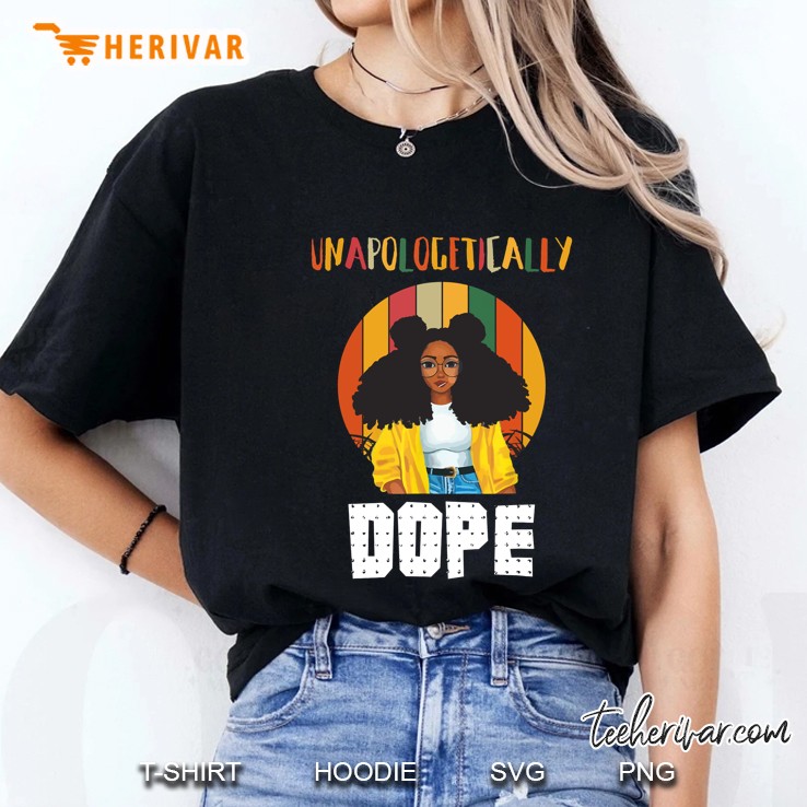 Unapologetically Dope Pride Afro African American Version Hoodie