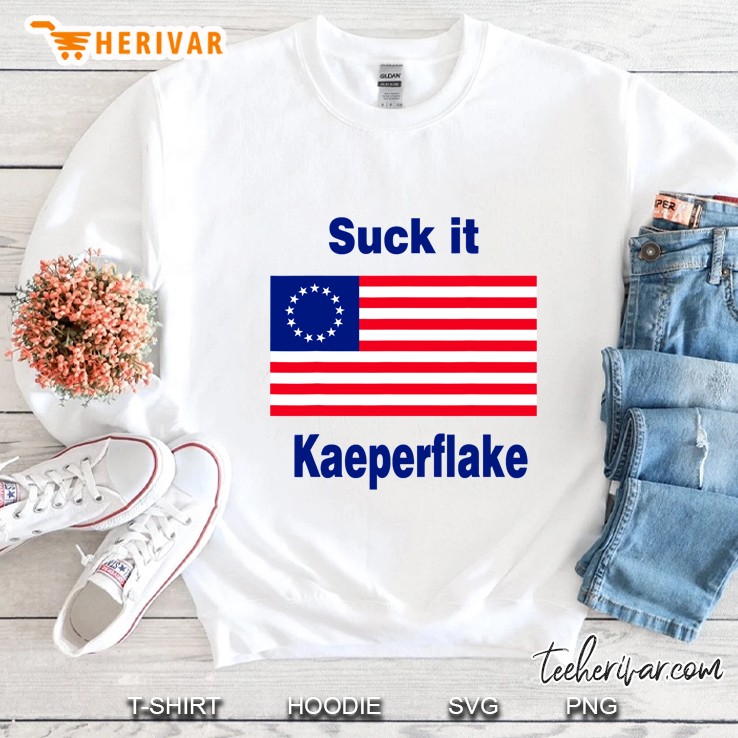 Suck It Kaeperflake Betsy Ross Flag Sweatshirt