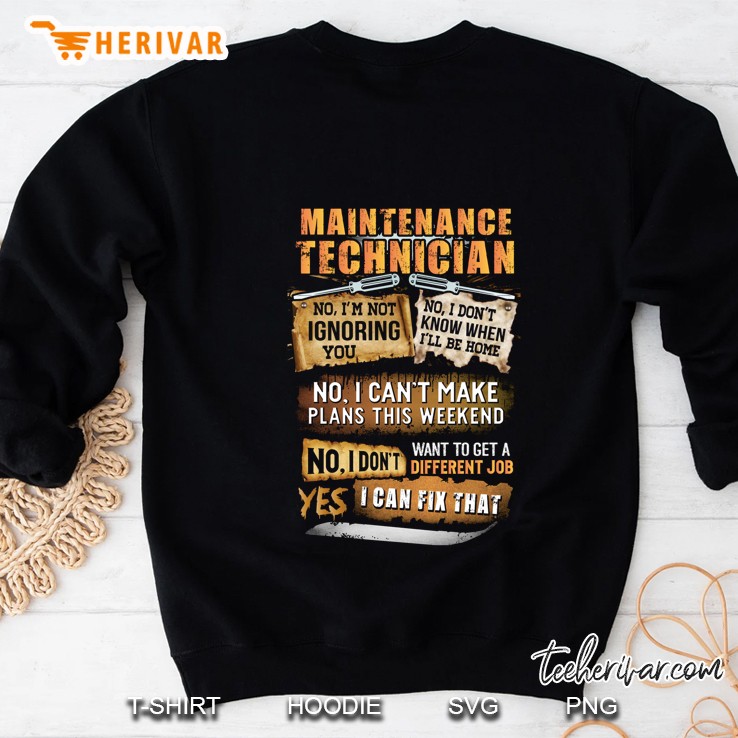 Maintenance Technician No I
