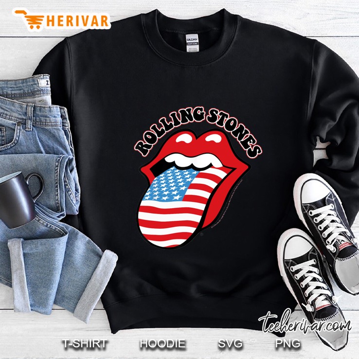 Rolling Stones American Flag Lips Version Sweatshirt