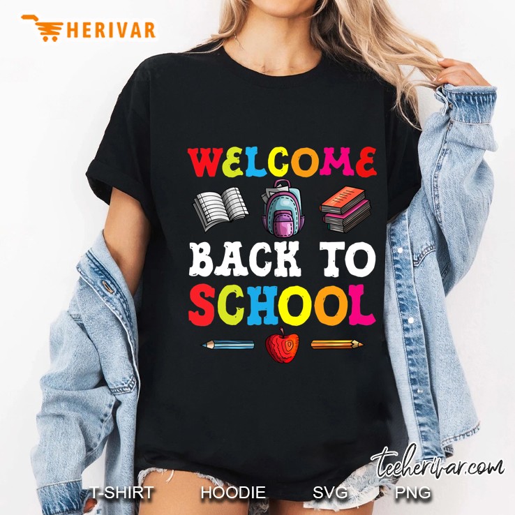 Welcome Back To School Kindergarten Ladies Tee