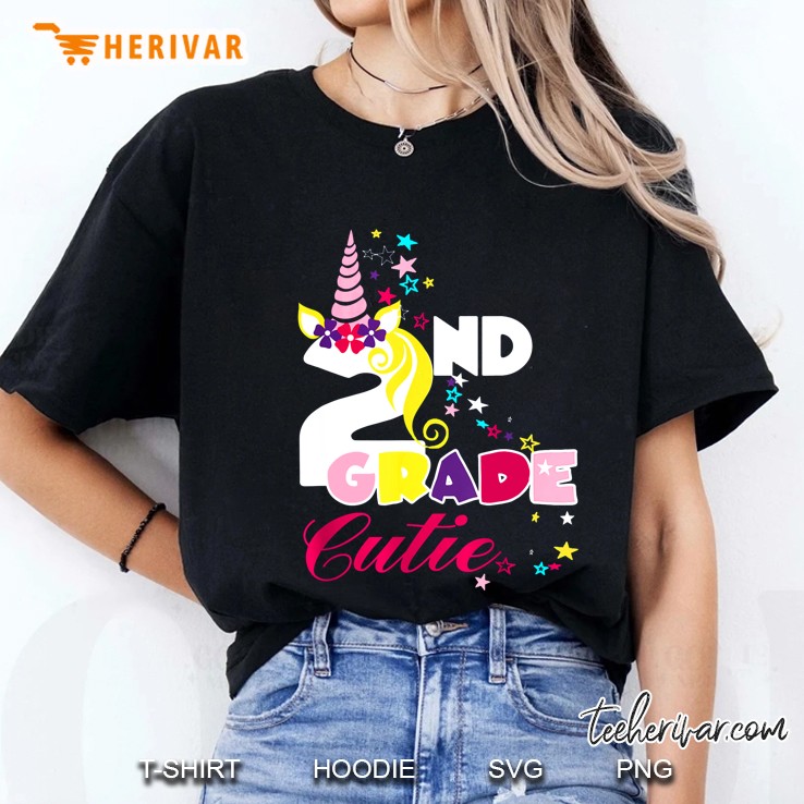 2nd Grade Cutie Unicorn Version Ladies Tee