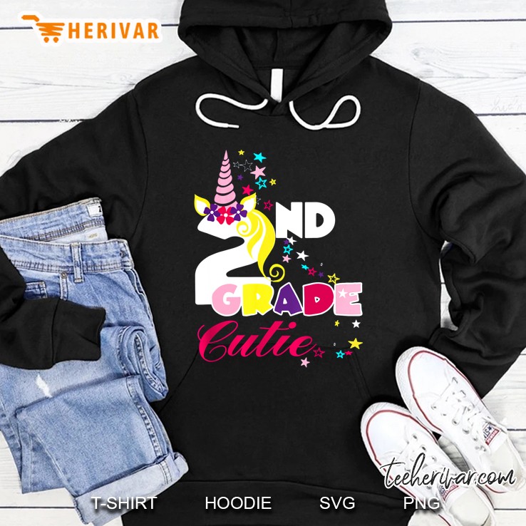 2nd Grade Cutie Unicorn Version Hoodie