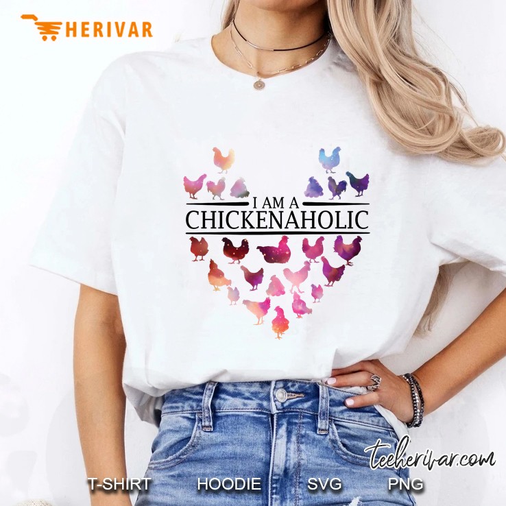 I Am A Chickenaholic Ladies Tee
