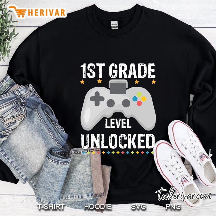 1st Grade Level Unlocked Sweatshirt