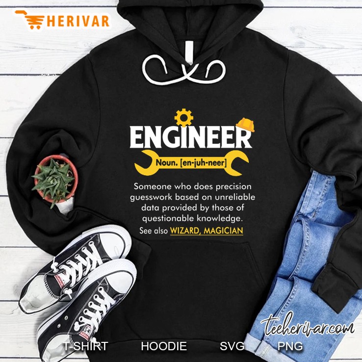 Engineer Someone Who Does Precision Guesswork Based On Unreliable Wrench Version Hoodie