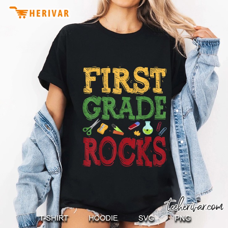 First Grade Rocks Ladies Tee