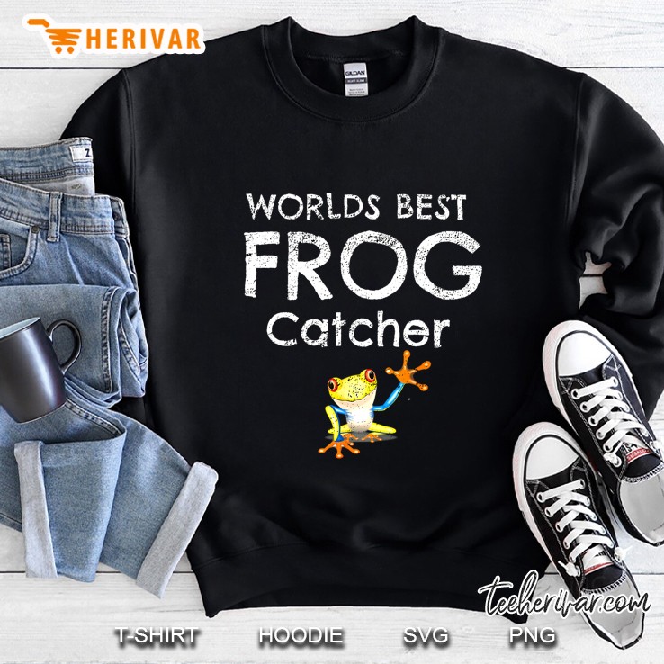 Worlds Best Frog Catcher Sweatshirt