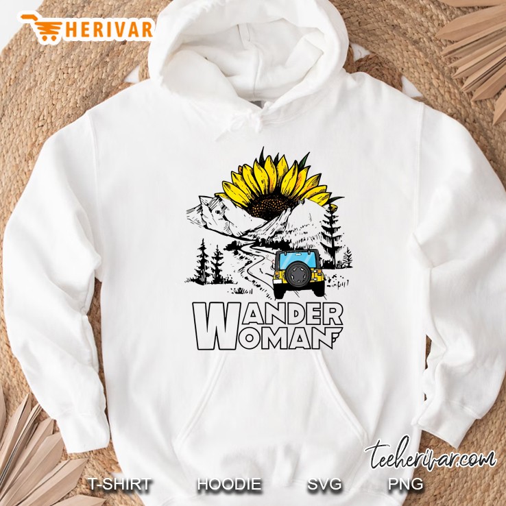 Wander Woman Moutain Camping Girl Sunflower Version Hoodie
