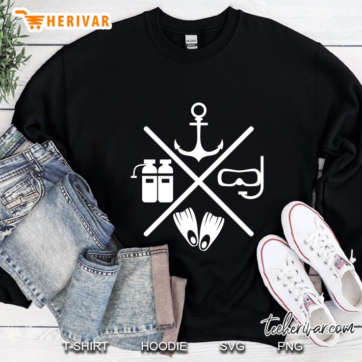 Scuba Diving Equipment Sweatshirt