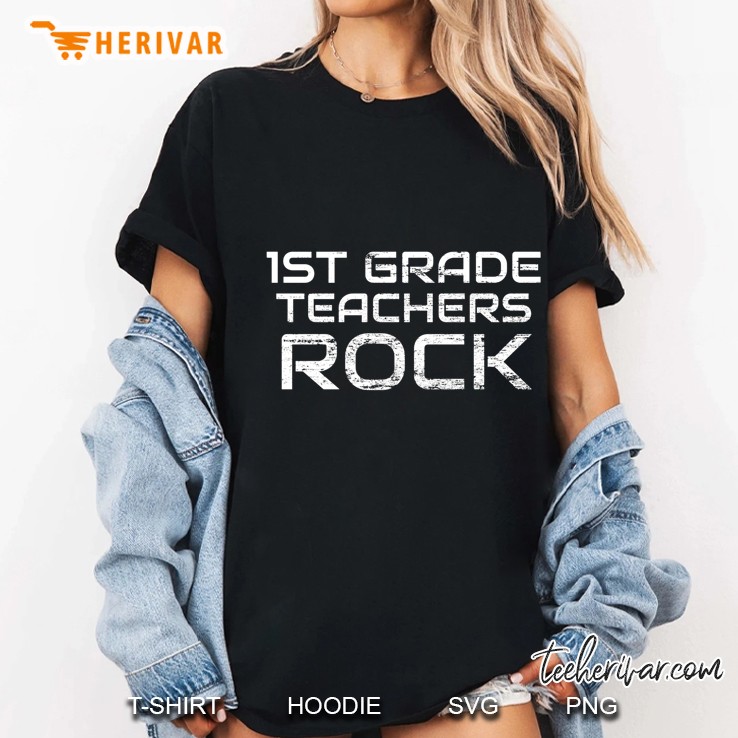 1st Grade Teachers Rock Ladies Tee