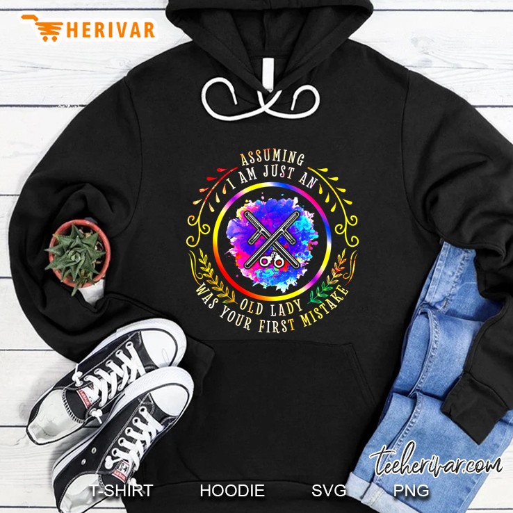 Assuming I Am Just An Old Lady Was Your First Mistake Correctional Officer Version Hoodie