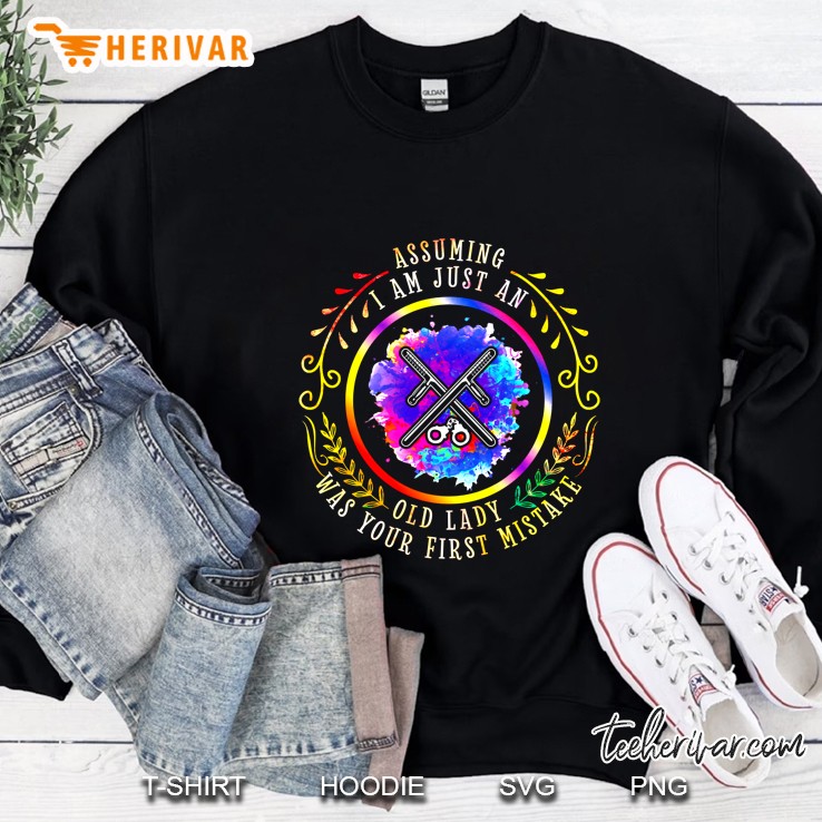 Assuming I Am Just An Old Lady Was Your First Mistake Correctional Officer Version Sweatshirt