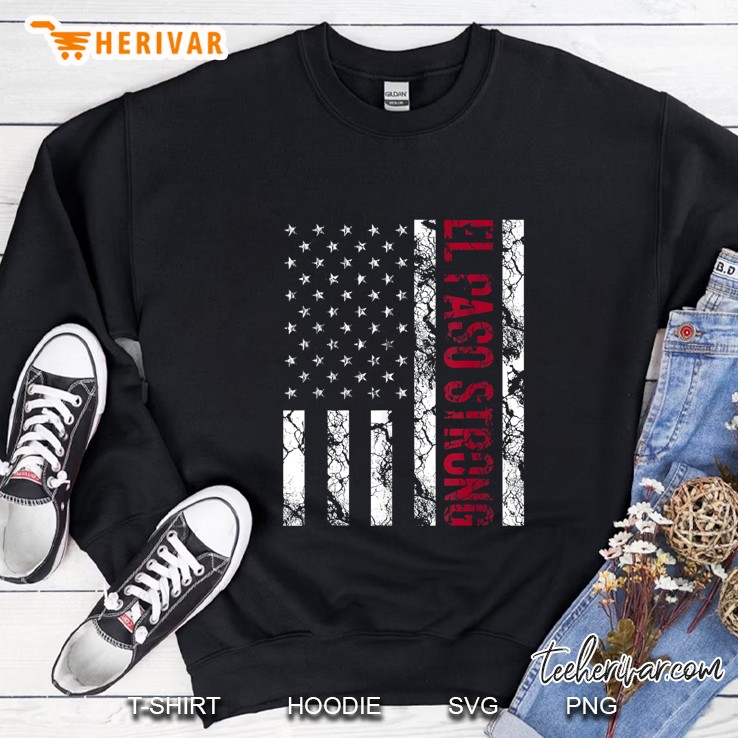 El Paso Strong American Flag Version2 Sweatshirt
