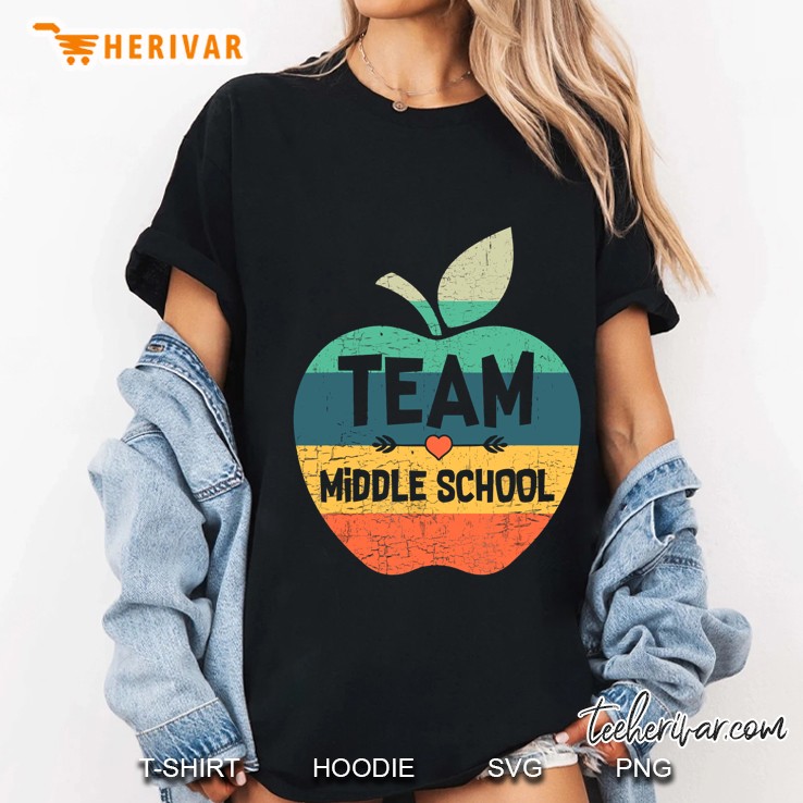 Team Middle School Vintage Version Ladies Tee