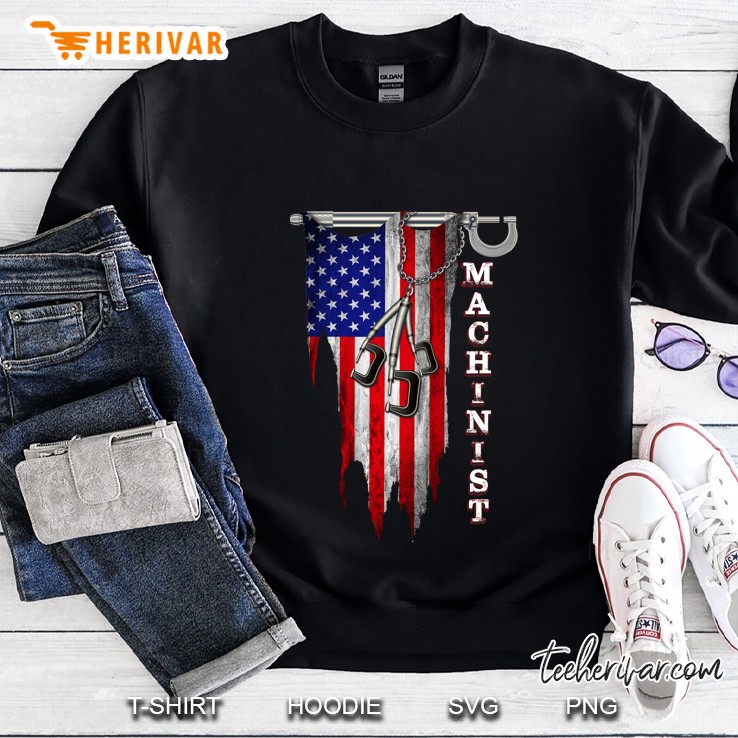 Machinist American Flag Version Sweatshirt