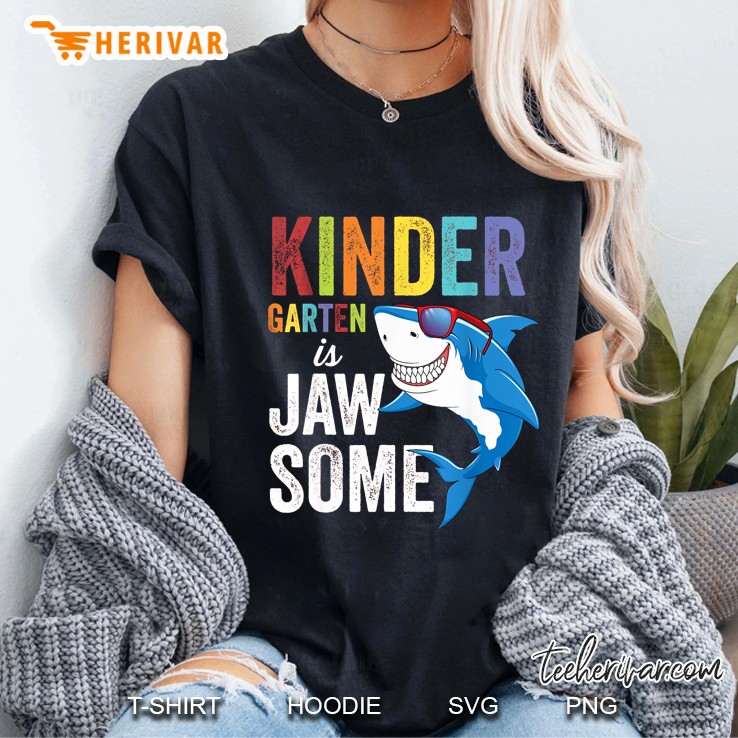 Kindergarten Is Jaw Some Shark Version Ladies Tee