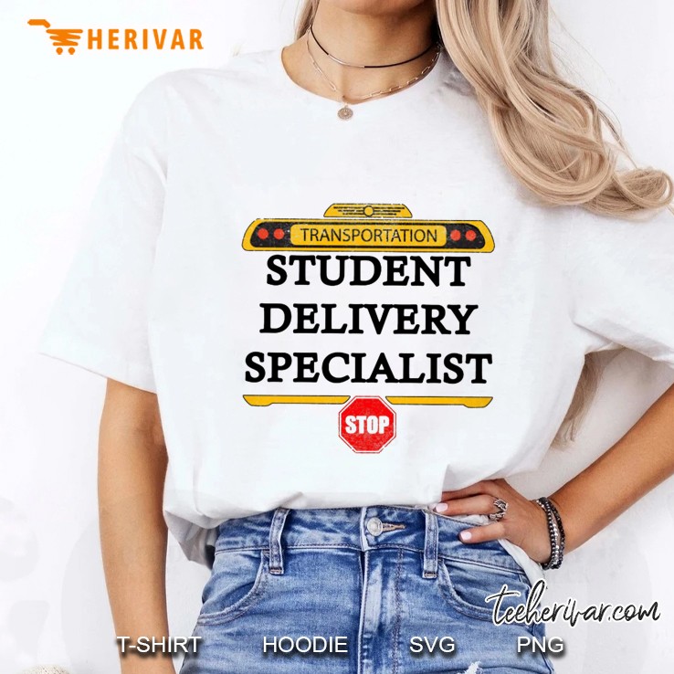 Transportation Student Delivery Specialist School Bus Driver Ladies Tee