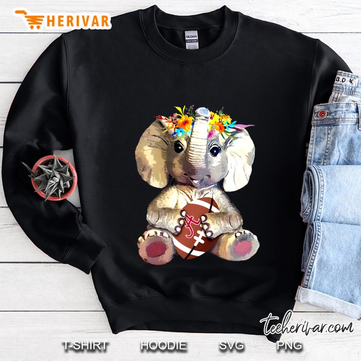Alabama Crimson Tide Elephant Floral Version Sweatshirt