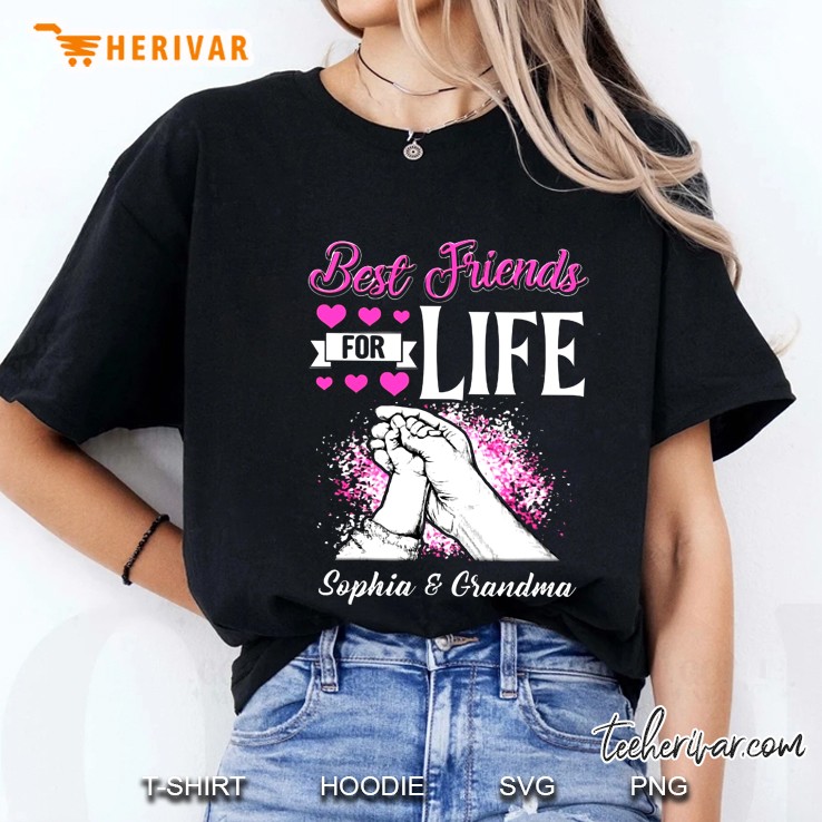 Best Friends For Life Sophia & Grandma Ladies Tee