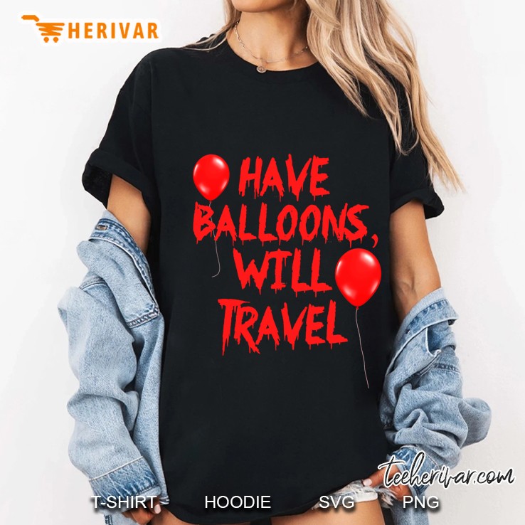 Have Balloons Will Travel IT Version Ladies Tee