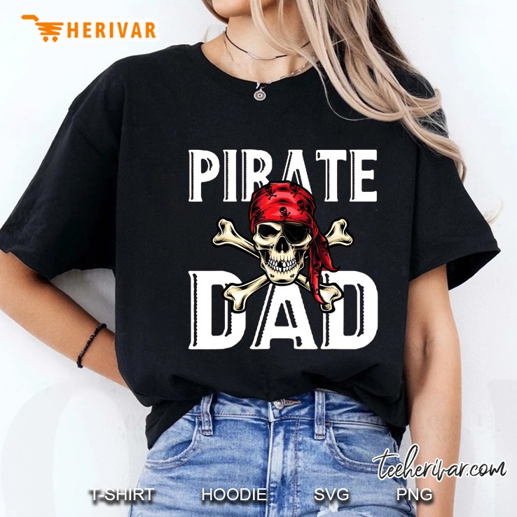 Pirate Dad Halloween Ladies Tee