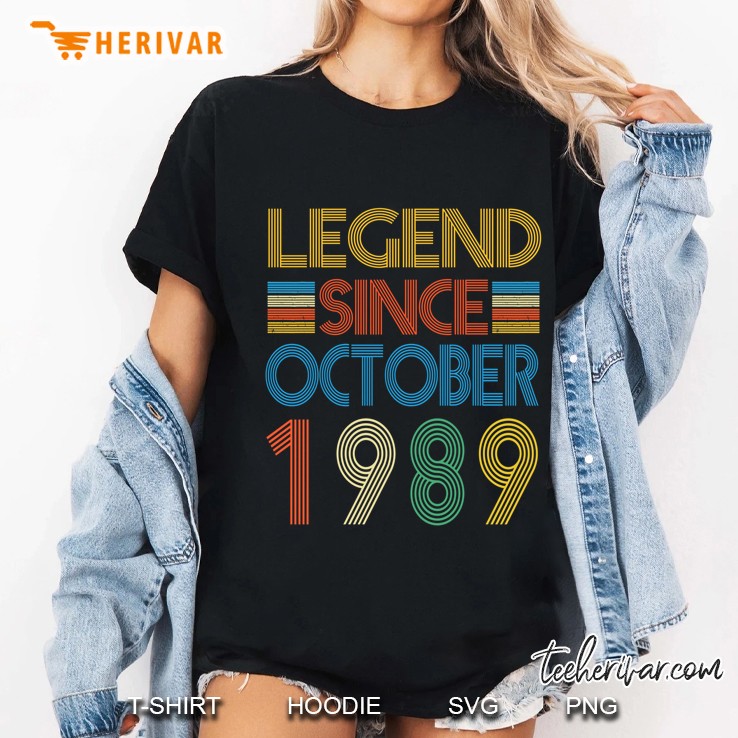 Legend Since October 1989 Vintage Version Ladies Tee