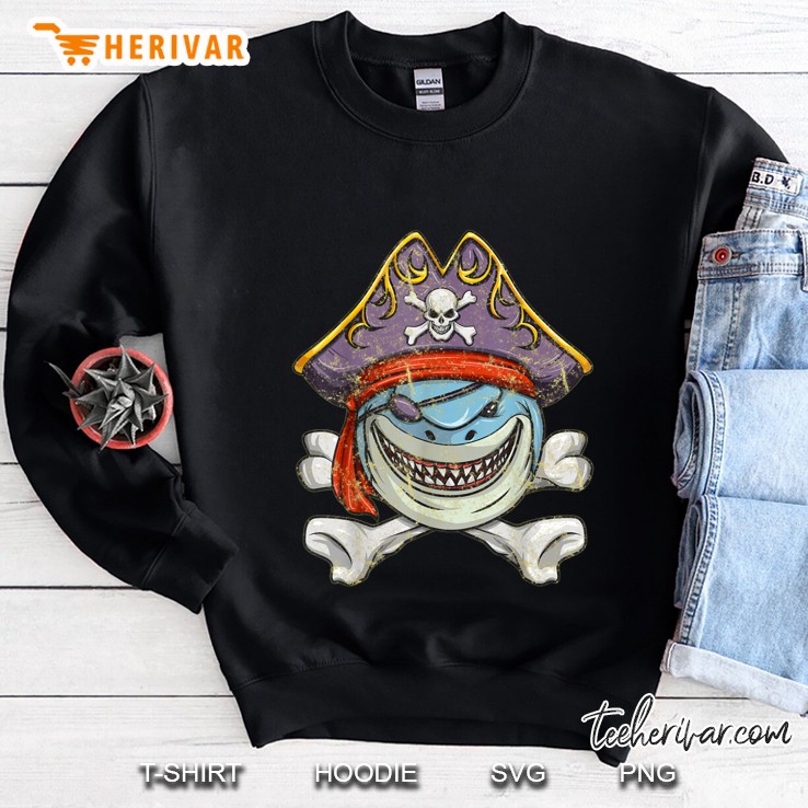 Pirate Shark Halloween Sweatshirt
