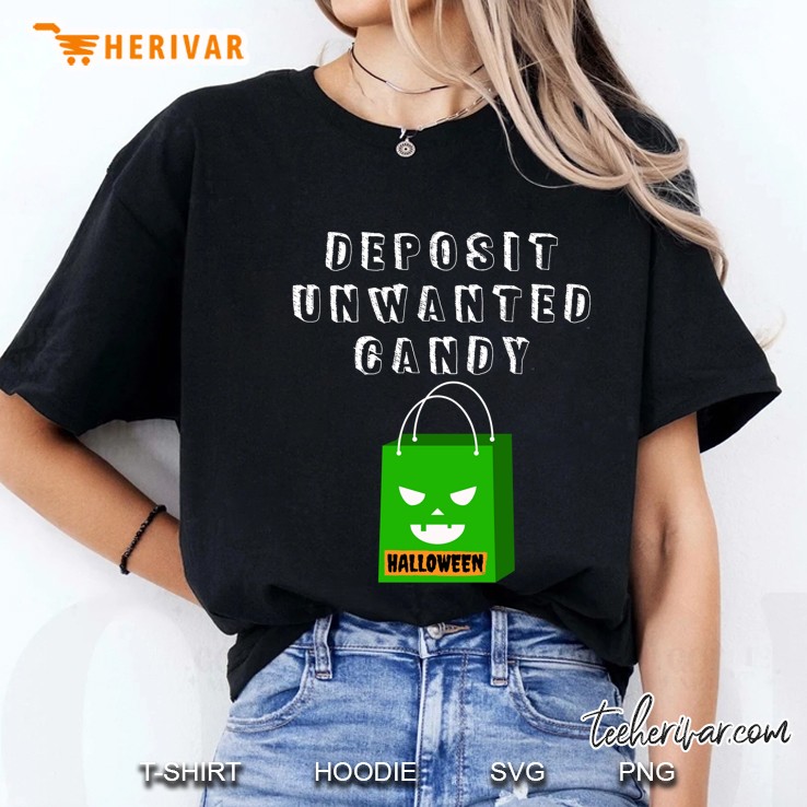 Deposit Unwanted Candy Halloween Ladies Tee