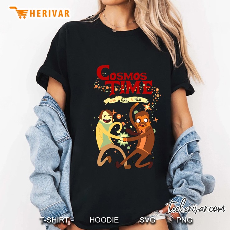 Cosmos Time With Carl & Neil Ladies Tee