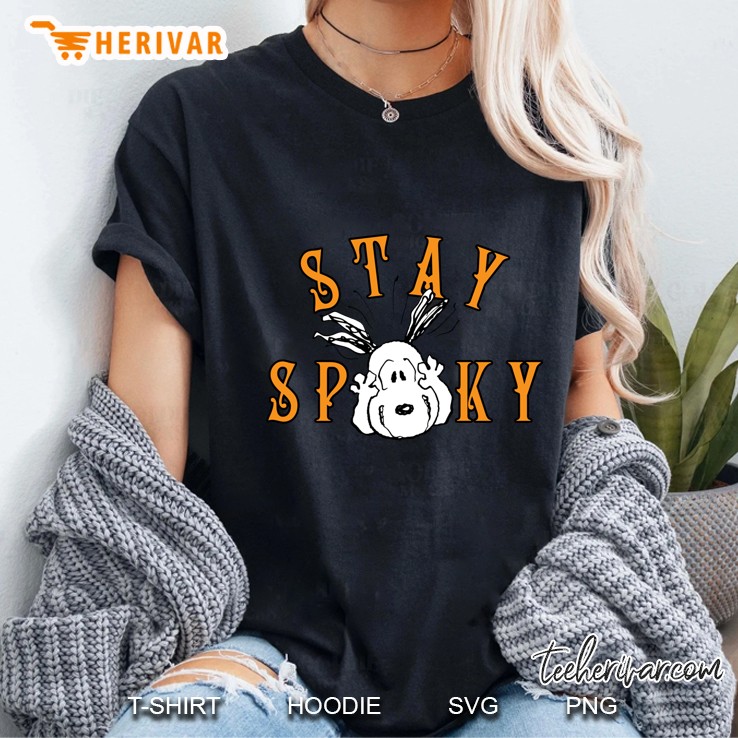 Peanuts Halloween Snoopy Stay Spooky Ladies Tee