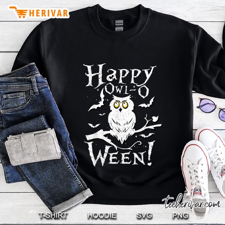 Happy Owl-O Ween Happy Halloween Version2 Sweatshirt