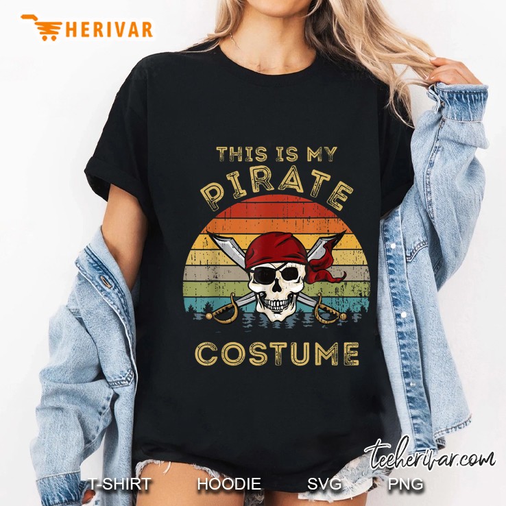 This Is My Pirate Coustume Vintage Version Ladies Tee