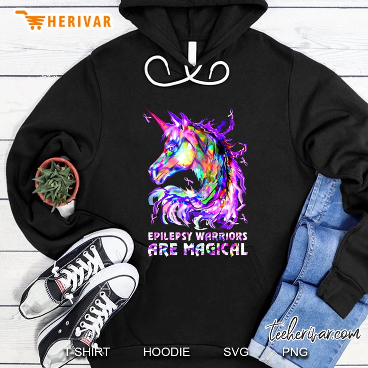 Epilepsy Warriors Are Magical Unicorn Colorful Version Hoodie