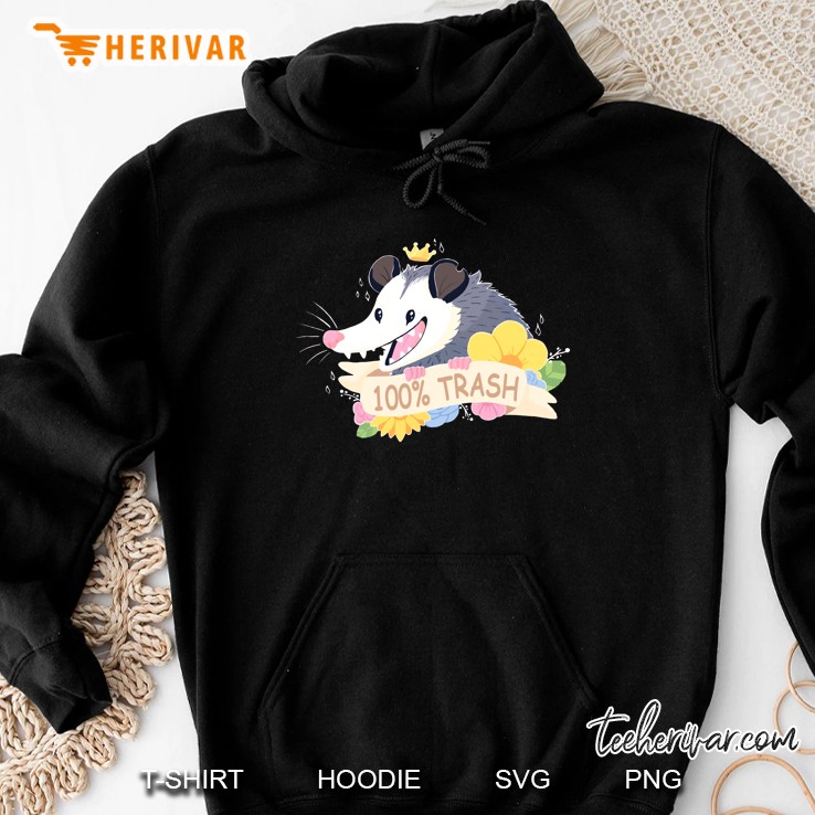 100% Trash Possum Version Hoodie