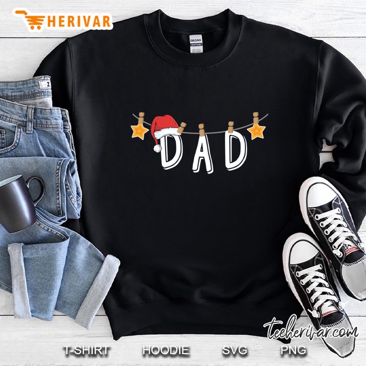 Dad Santa Hat Christmas Sweatshirt